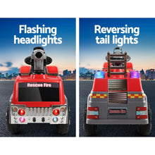 Load image into Gallery viewer, Rigo Kids Ride On Fire Truck Motorbike Motorcycle Car Red Grey
