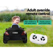 Load image into Gallery viewer, Rigo Kids Ride On Car Electric Toys 12V Battery Remote Control Black MP3 LED
