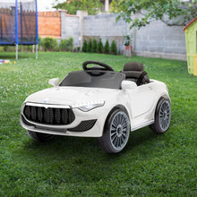 Load image into Gallery viewer, Rigo Kids Ride On Car Electric Toys 12V Battery Remote Control White MP3 LED
