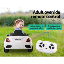 Load image into Gallery viewer, Rigo Kids Ride On Car Electric Toys 12V Battery Remote Control White MP3 LED
