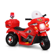 Load image into Gallery viewer, Rigo Kids Electric Ride On Police Motorcycle Motorbike 6V Battery Red
