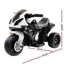 Load image into Gallery viewer, Kids Electric Ride On Car Police Motorcycle Motorbike BMW Licensed S1000RR Black
