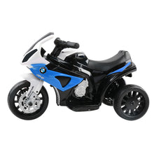 Load image into Gallery viewer, Kids Electric Ride On Car Police Motorcycle Motorbike BMW Licensed S1000RR Blue
