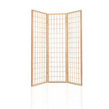 Load image into Gallery viewer, 3 Panel Wooden Room Divider - Natural
