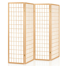 Load image into Gallery viewer, Nature Japanese Zen Style 4 Panel Room Divider
