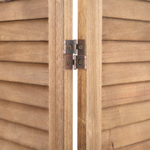 Load image into Gallery viewer, 4 Panel Foldable Brown Room Divider
