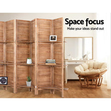 Load image into Gallery viewer, 8 Panel Wooden Timber Room Divider
