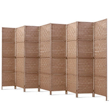 Load image into Gallery viewer, Artiss 8 Panel Room Divider Screen Privacy Timber Foldable Dividers Stand Natural
