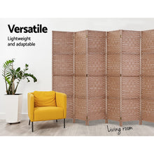 Load image into Gallery viewer, Artiss 8 Panel Room Divider Screen Privacy Timber Foldable Dividers Stand Natural
