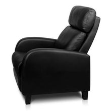 Load image into Gallery viewer, Artiss PU Leather Reclining Armchair - Black
