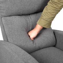 Load image into Gallery viewer, Artiss Fabric Reclining Armchair - Grey
