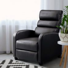 Load image into Gallery viewer, Luxury Recliner Lounge Armchair Leather Cover Brown
