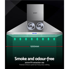 Load image into Gallery viewer, Devanti 1200mm Commercial BBQ Rangehood - Silver
