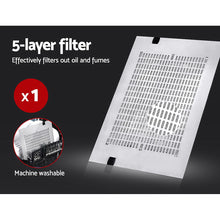 Load image into Gallery viewer, DEVANTI Fixed Range Hood Rangehood Stainless Steel Kitchen Canopy 60cm 600mm
