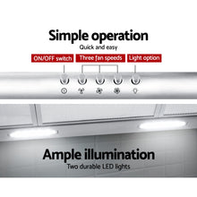 Load image into Gallery viewer, Fixed Range Hood Stainless Steel Kitchen Canopy 90cm 900mm
