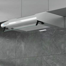 Load image into Gallery viewer, Devanti 600mm Range Hood 60cm Rangehood Kitchen Canopy LED Light Stainless Steel
