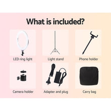 Load image into Gallery viewer, Embellir Ring Light 19" LED 6500K 5800LM Dimmable Diva With Stand Silver
