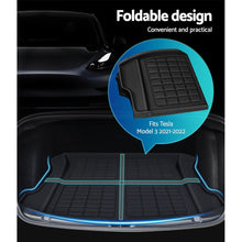 Load image into Gallery viewer, Weisshorn Car Rubber Floor Mats for Tesla Model 3 Trunk Toolbox Cargo Mat Carpet
