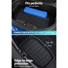 Load image into Gallery viewer, Weisshorn Car Rubber Floor Mats for Tesla Model 3 Trunk Toolbox Cargo Mat Carpet
