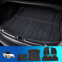 Load image into Gallery viewer, Weisshorn Car Rubber Floor Mats for Tesla Model 3 Trunk Toolbox Cargo Mat Carpet
