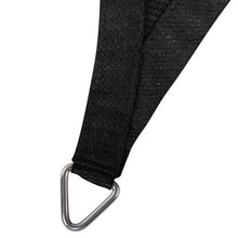Load image into Gallery viewer, Instahut Shade Sail 5x7m Rectangle 280GSM 98% Black Shade Cloth
