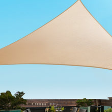 Load image into Gallery viewer, Instahut Waterproof Shade Sail 5x5x5m Rectangle Sand 95% Shade Cloth
