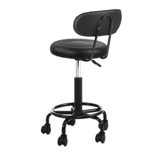 Load image into Gallery viewer, Artiss Salon Stool Swivel Chairs with Back Barber Beauty Hydralic Lift
