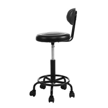 Load image into Gallery viewer, Artiss Salon Stool Swivel Chairs with Back Barber Beauty Hydralic Lift
