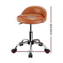 Load image into Gallery viewer, Artiss Salon Stool Swivel Chair Backrest Chairs
