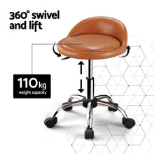 Load image into Gallery viewer, Artiss Salon Stool Swivel Chair Backrest Chairs
