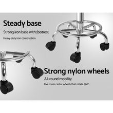 Load image into Gallery viewer, Artiss 2X Saddle Salon Stool Swivel Barber Hair Dress Chair Hydraulic Lift White
