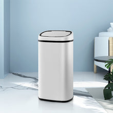 Load image into Gallery viewer, Devanti 58L Motion Sensor Bin Rubbish Automatic White
