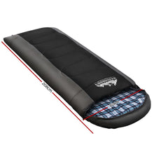 Load image into Gallery viewer, Weisshorn Sleeping Bag Single Thermal Camping Hiking Tent Black� -20�C
