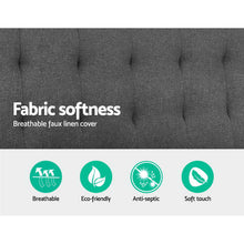 Load image into Gallery viewer, Artiss Linen Sofa Bed Lounge Chair Single Seater Modular Bed Set
