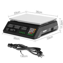 Load image into Gallery viewer, 40KG Digital Kitchen Scale Electronic Scales Shop Market Commercial
