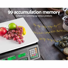 Load image into Gallery viewer, 40KG Digital Kitchen Scale Electronic Scales Shop Market Commercial
