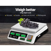 Load image into Gallery viewer, 40KG Digital Kitchen Scale Electronic Scales Shop Market Commercial
