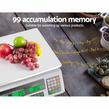 Load image into Gallery viewer, 40KG Digital Kitchen Scale Electronic Scales Shop Market Commercial
