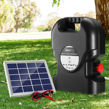 Load image into Gallery viewer, Giantz Fence Energiser 15KM Solar Powered 0.8J Electric
