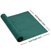 Load image into Gallery viewer, 1.83x50m Shade Sail Cloth - Green, 30% shade block

