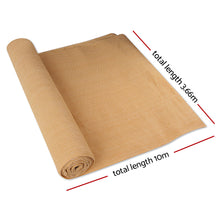 Load image into Gallery viewer, 3.66 x 10m Shade Sail Cloth - Sandstone, 70% shade block
