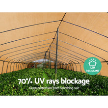 Load image into Gallery viewer, 3.66 x 10m Shade Sail Cloth - Sandstone, 70% shade block
