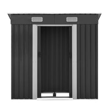 Load image into Gallery viewer, Durable Galvanized Steel Outdoor Storage Garden Shed 1.94x1.21M with Base
