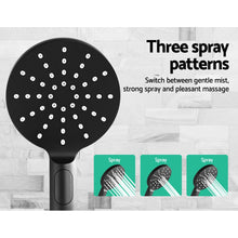 Load image into Gallery viewer, Cefito WELS 9'' Rain Shower Head Set Round Handheld High Pressure Wall Black
