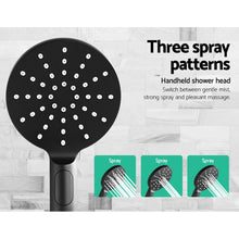Load image into Gallery viewer, Cefito WELS 9'' Rain Shower Head Taps Round Handheld High Pressure Wall Black
