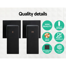 Load image into Gallery viewer, Cefito WELS 9'' Rain Shower Head Taps Round Handheld High Pressure Wall Black
