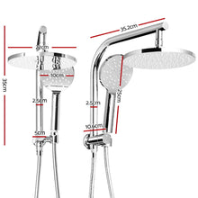 Load image into Gallery viewer, Cefito WELS 9'' Rain Shower Head Set Round Handheld High Pressure Wall Chrome
