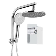 Load image into Gallery viewer, WELS Round Handheld High Pressure Wall Chrome 9&#39;&#39; Rain Shower Head Mixer
