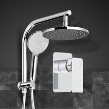 Load image into Gallery viewer, WELS Round Handheld High Pressure Wall Chrome 9&#39;&#39; Rain Shower Head Mixer
