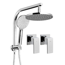 Load image into Gallery viewer, Cefito WELS 9'' Rain Shower Head Taps Round Handheld High Pressure Wall Chrome
